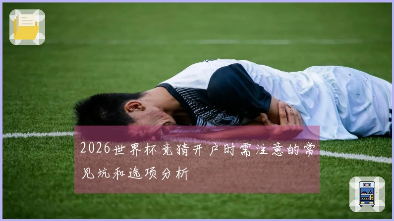 2026世界杯竞猜开户时需注意的常见坑和选项分析